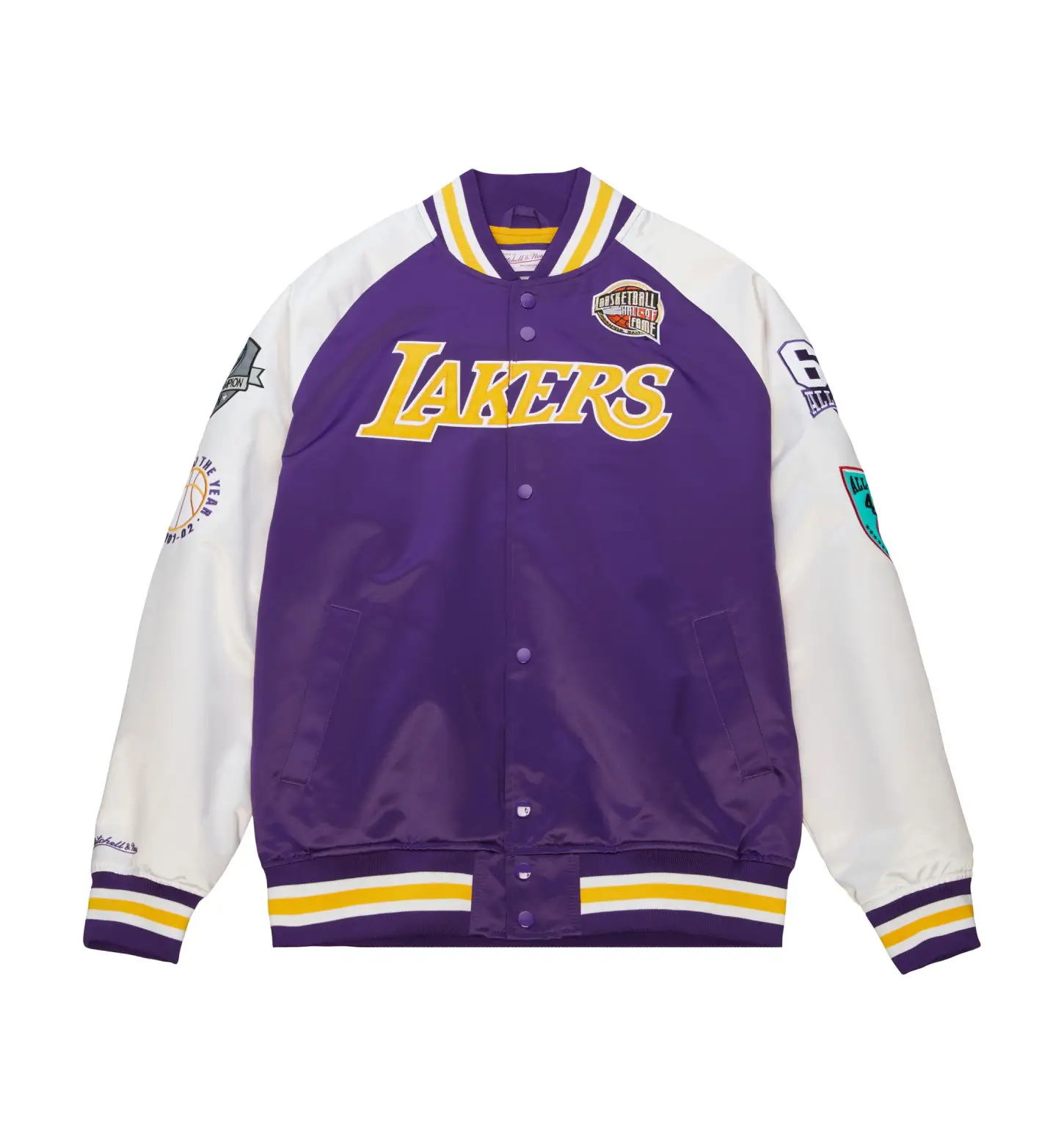HOF N&N Satin Jacket Los Angeles Lakers Pau Gasol
