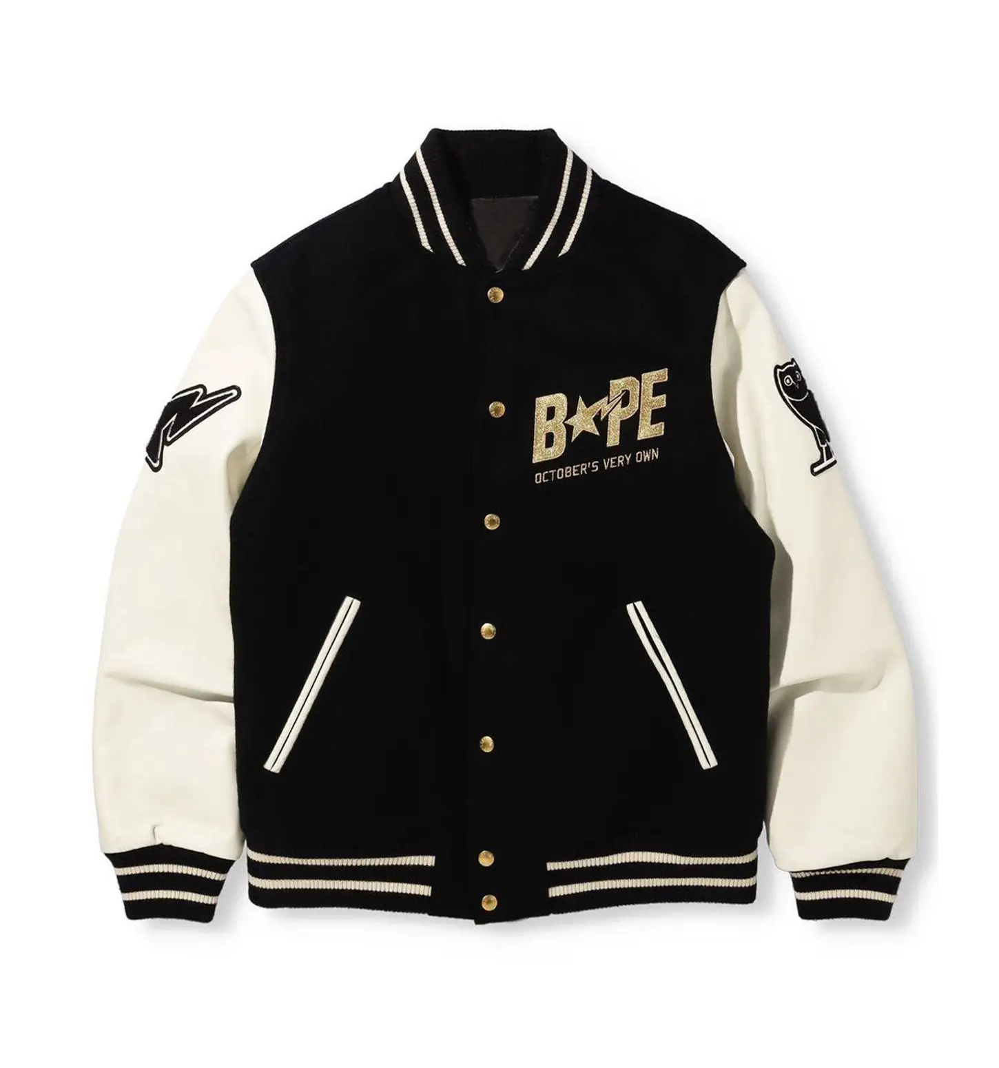 Bape OVO Varsity Jacket