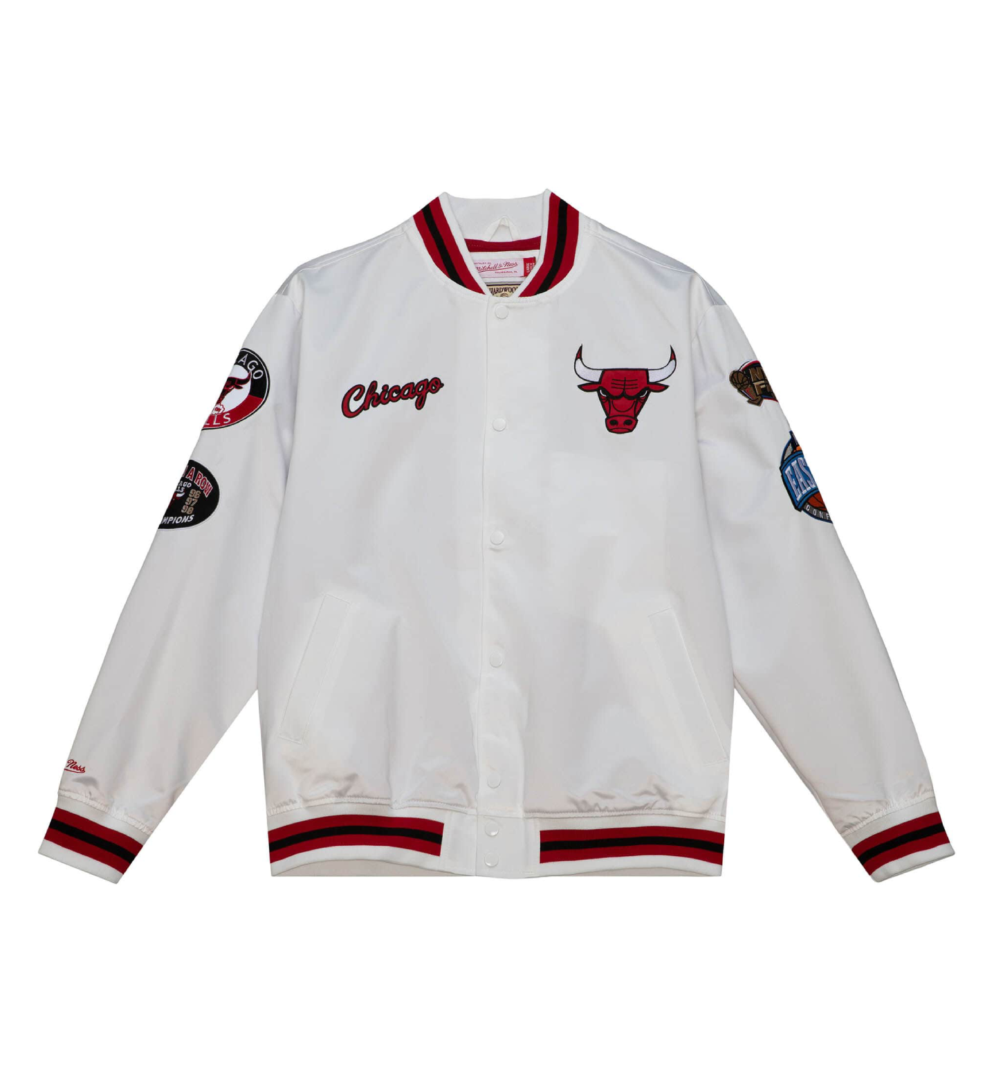 City Collection Lightweight Satin Jacket Chicago Bulls