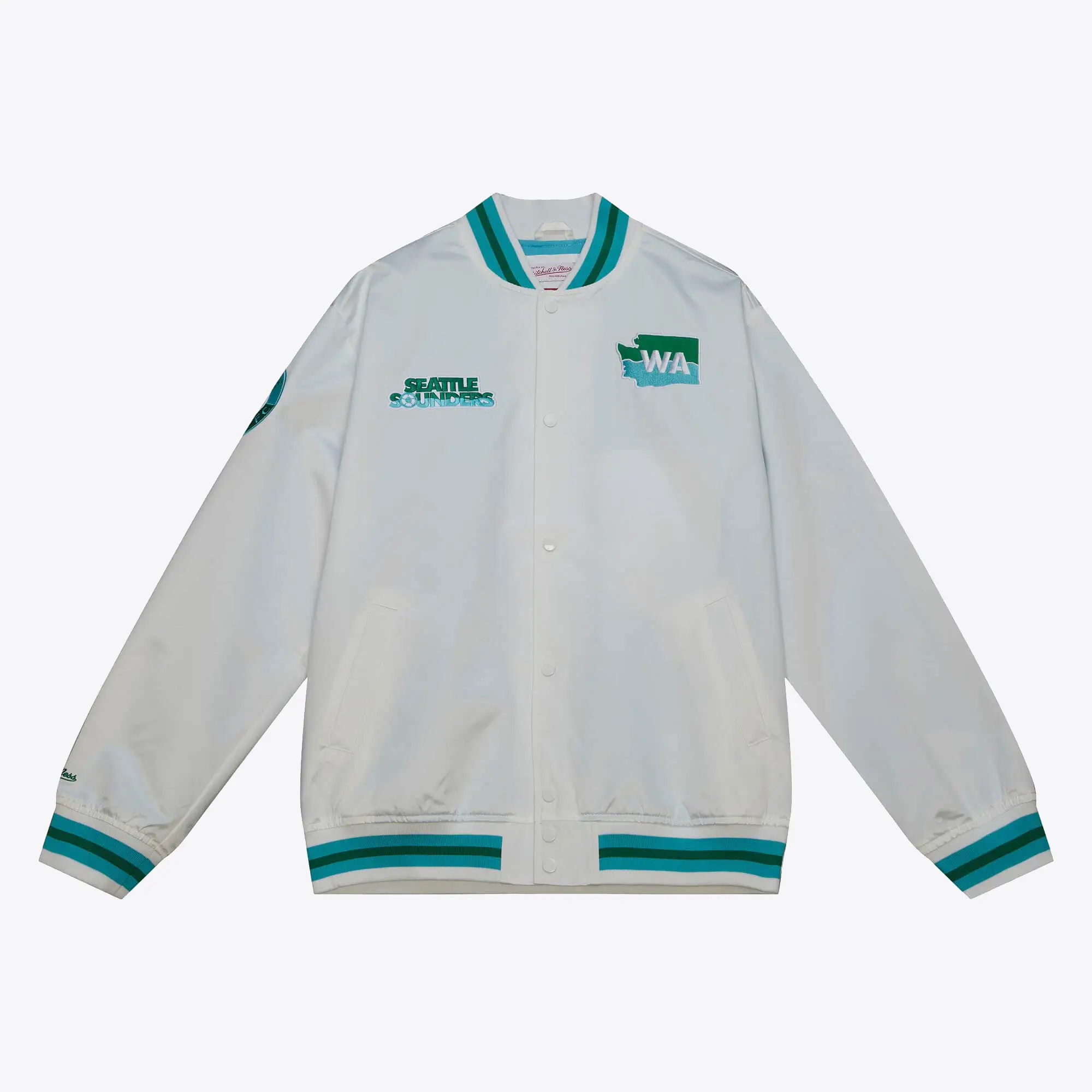 City Collection Lightweight Satin Jacket Seattle Sounders FC