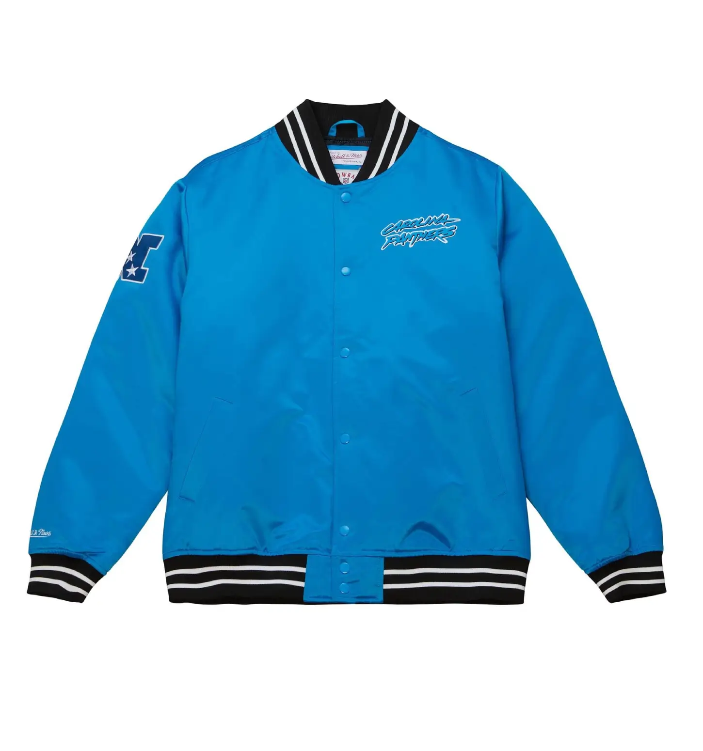Heavyweight Satin Jacket Carolina Panthers