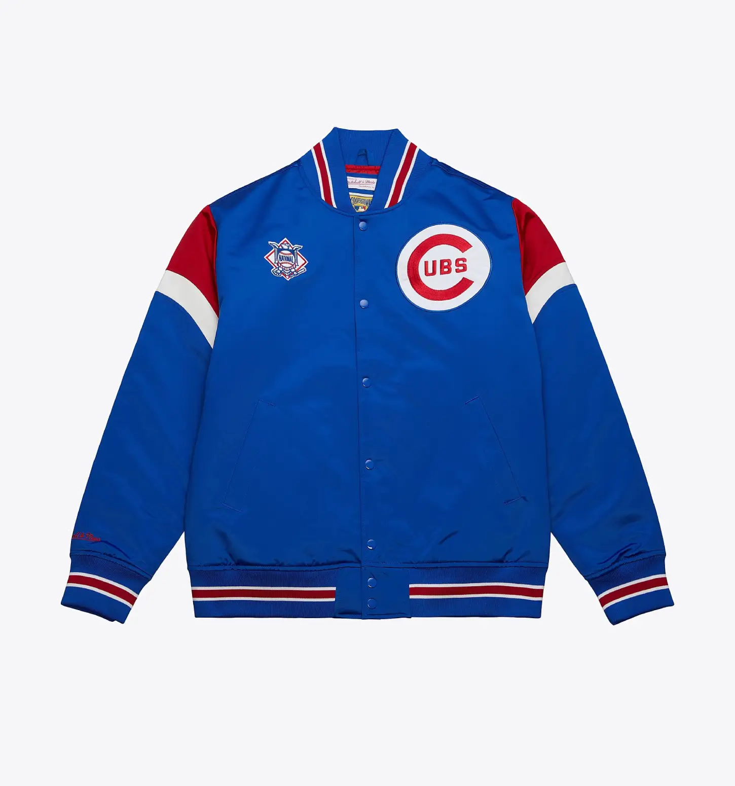 Heavyweight Satin Jacket Chicago Cubs