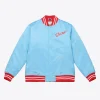 Chicago White Sox Heavyweight Sky Blue Satin Varsity Jacket