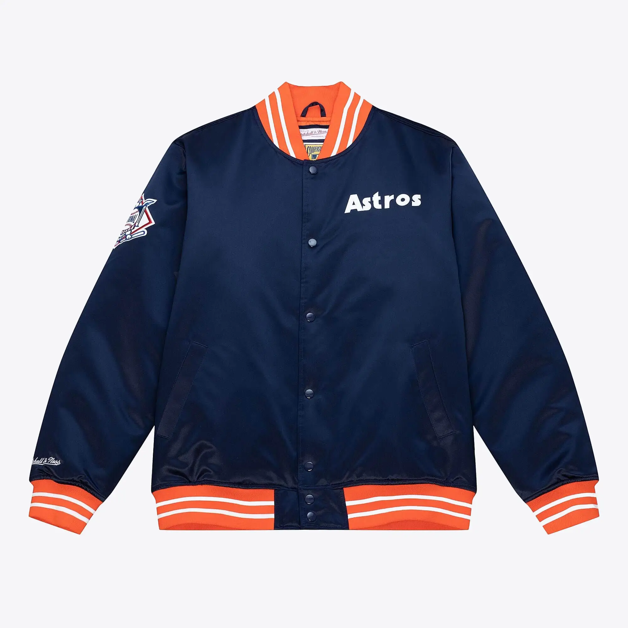 Heavyweight Satin Jacket Houston Astros