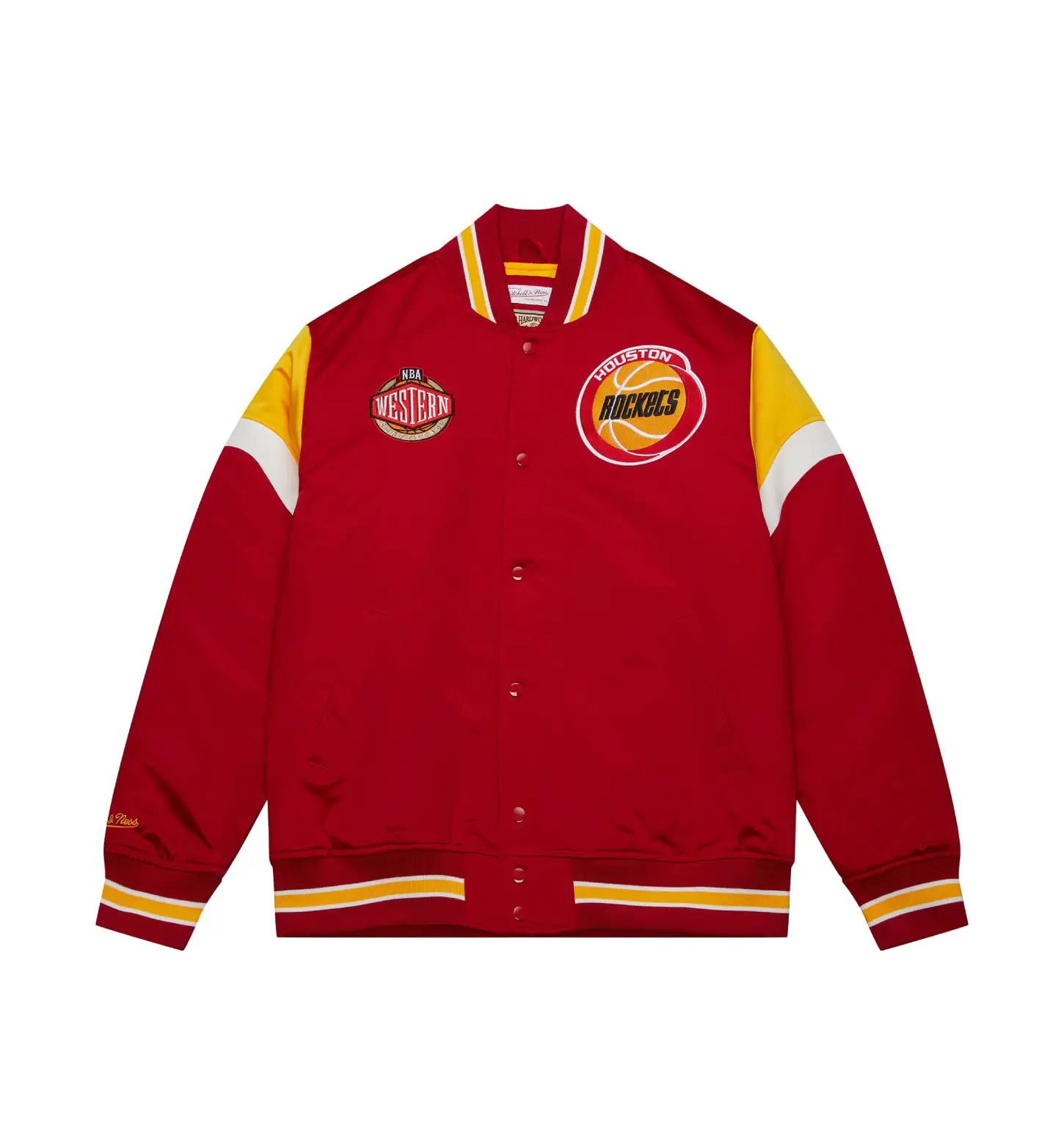 Heavyweight Satin Jacket Houston Rockets