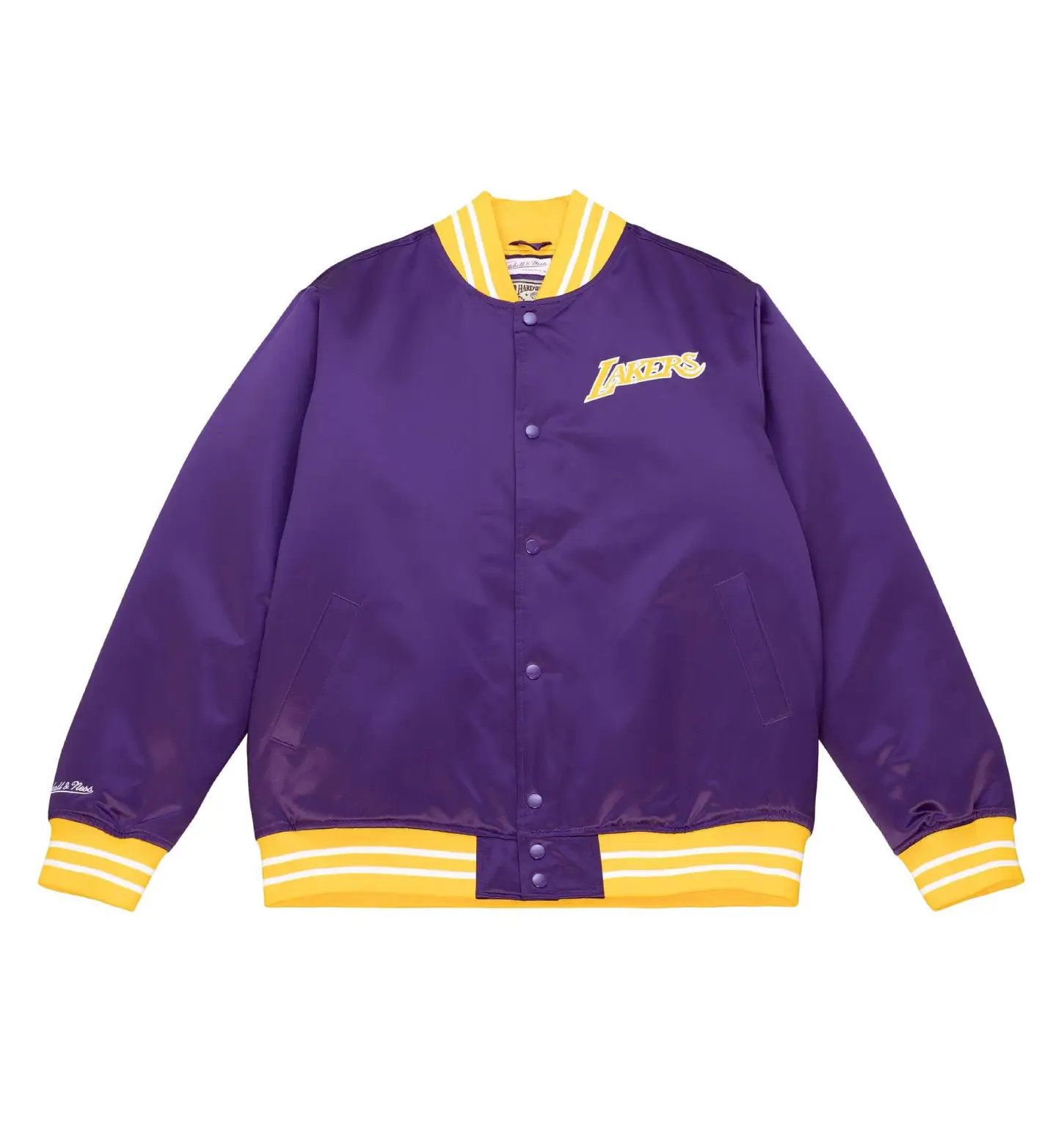 Los Angeles Lakers Heavyweight Purple Satin Jacket
