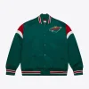 Heavyweight Satin Jacket Minnesota Wild