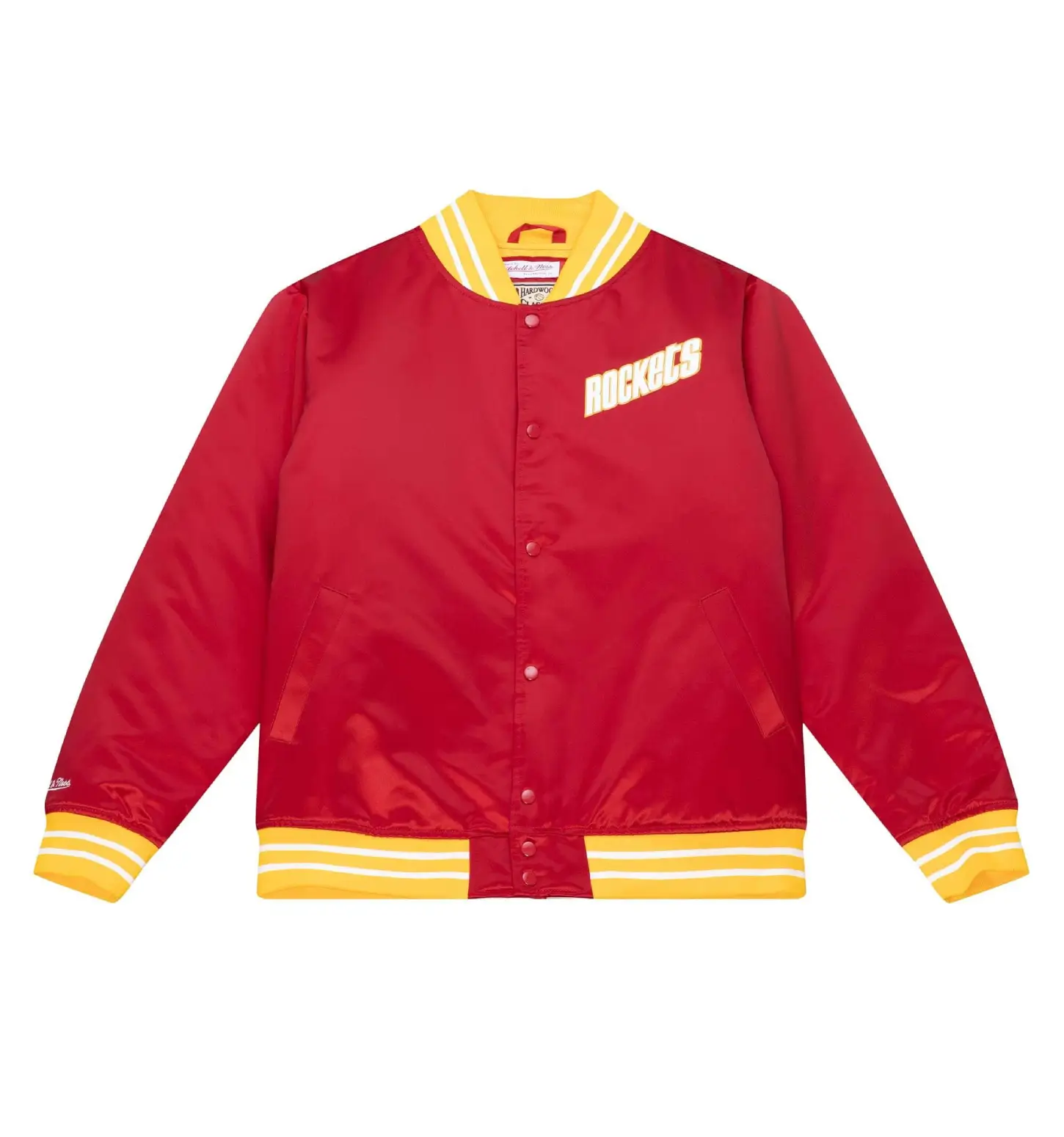 Heavyweight Satin Red Jacket Houston Rockets