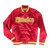 Atlanta Hawks Red Satin Varsity Jacket