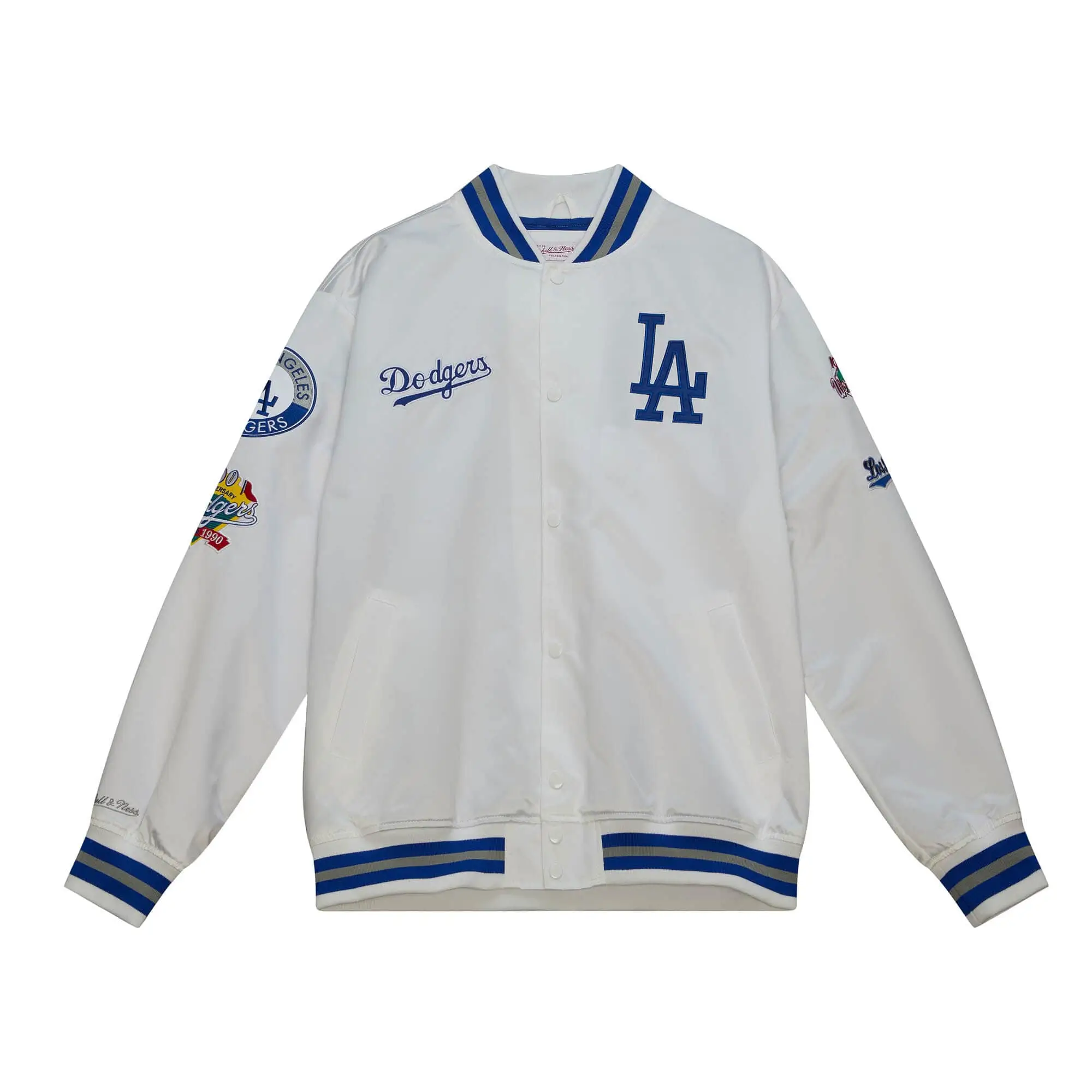 Los Angeles Dodgers City Collection Lightweight Satin Varsity Jacket