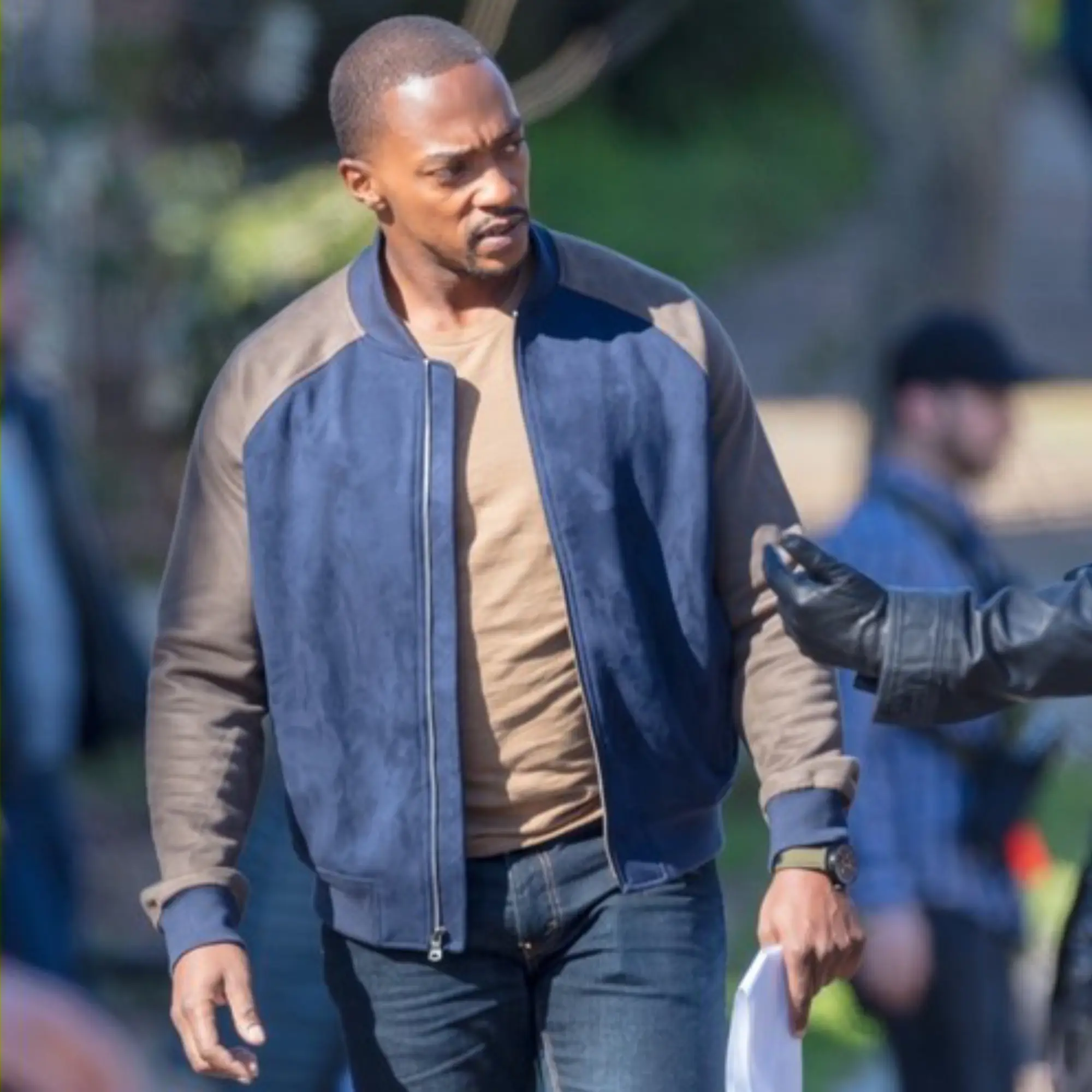 Sam Wilson The Falcon And The Winter Soldier Varsity Jacket