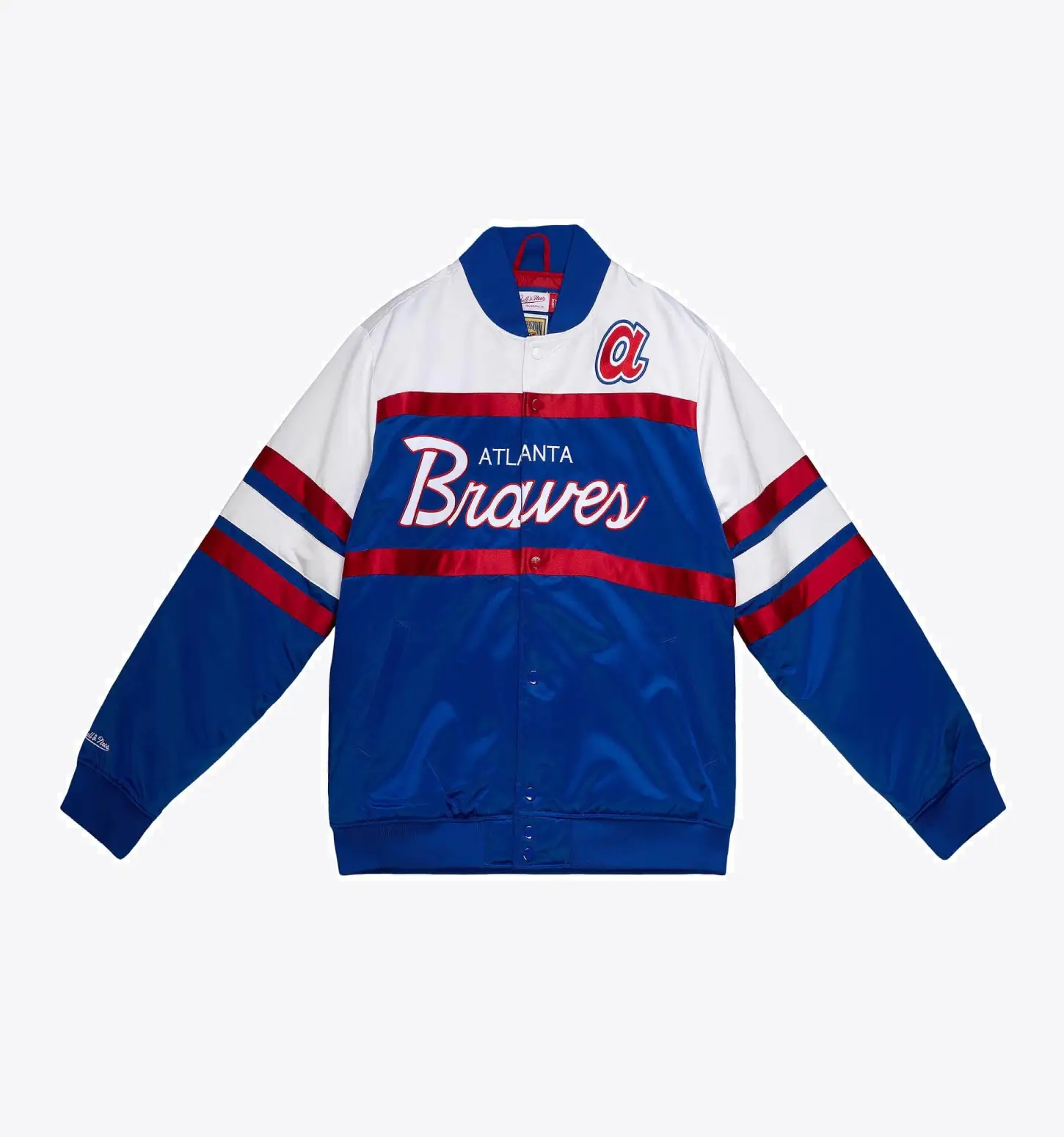 Special Script Heavyweight Satin Jacket Atlanta Braves