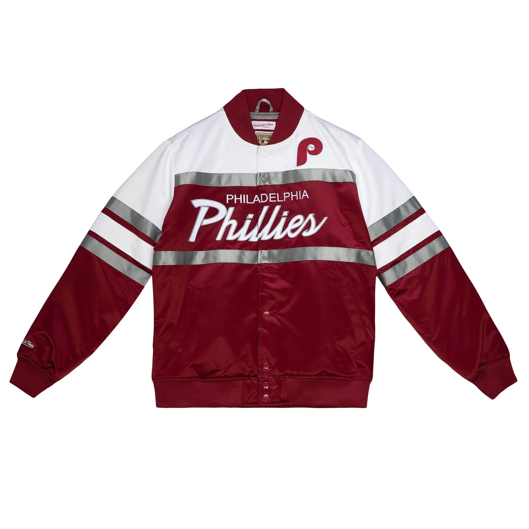 Special Script Heavyweight Satin Jacket Philadelphia Phillies