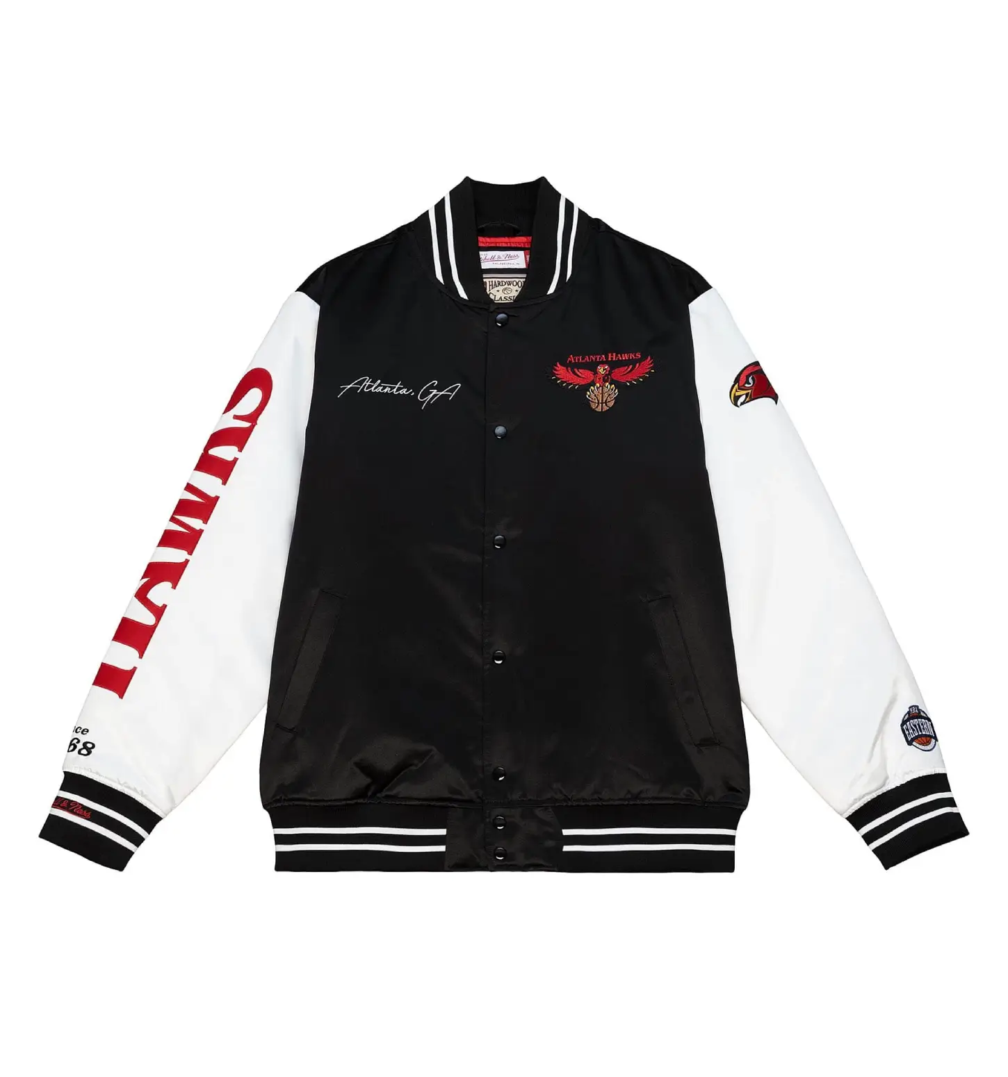 Team Origins Varsity Satin Jacket Atlanta Hawks