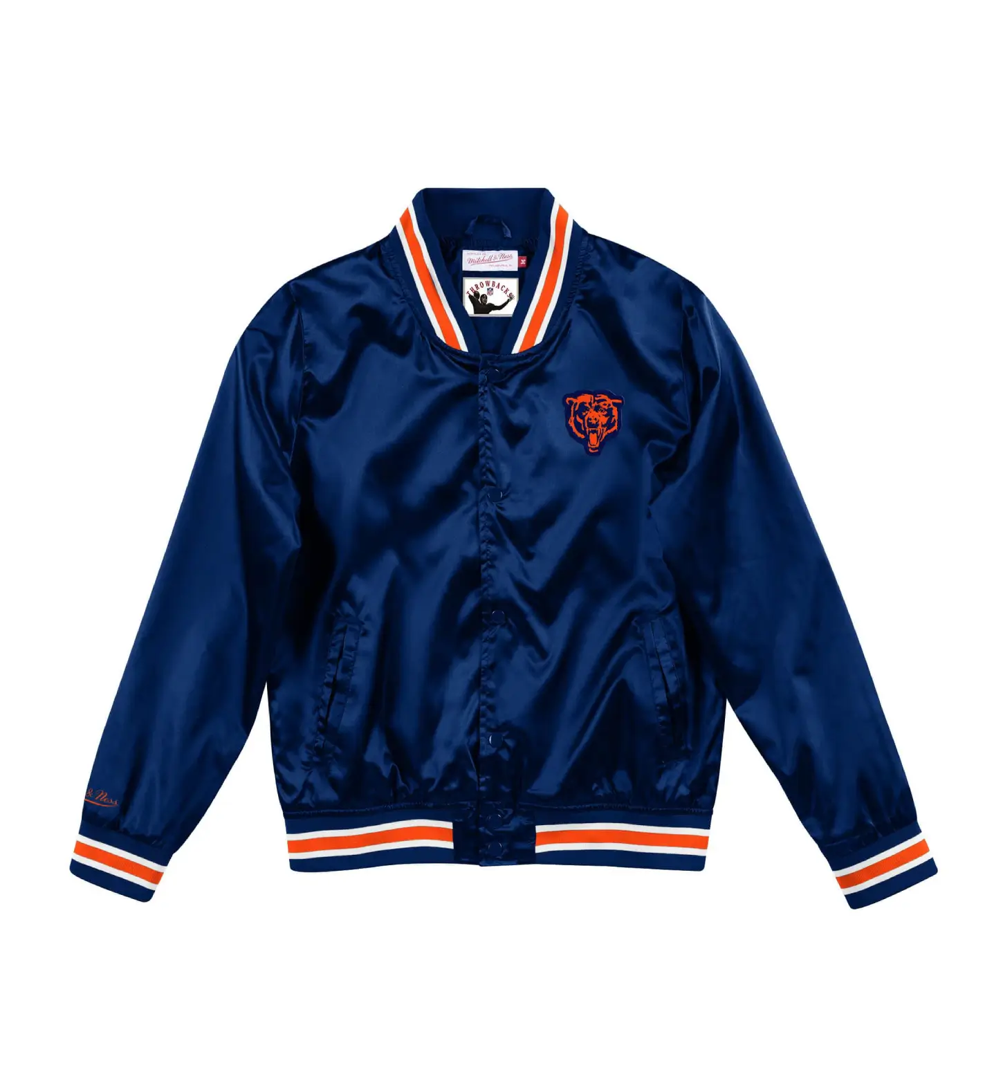 Women's Lightweight Satin Jacket Chicago Bears