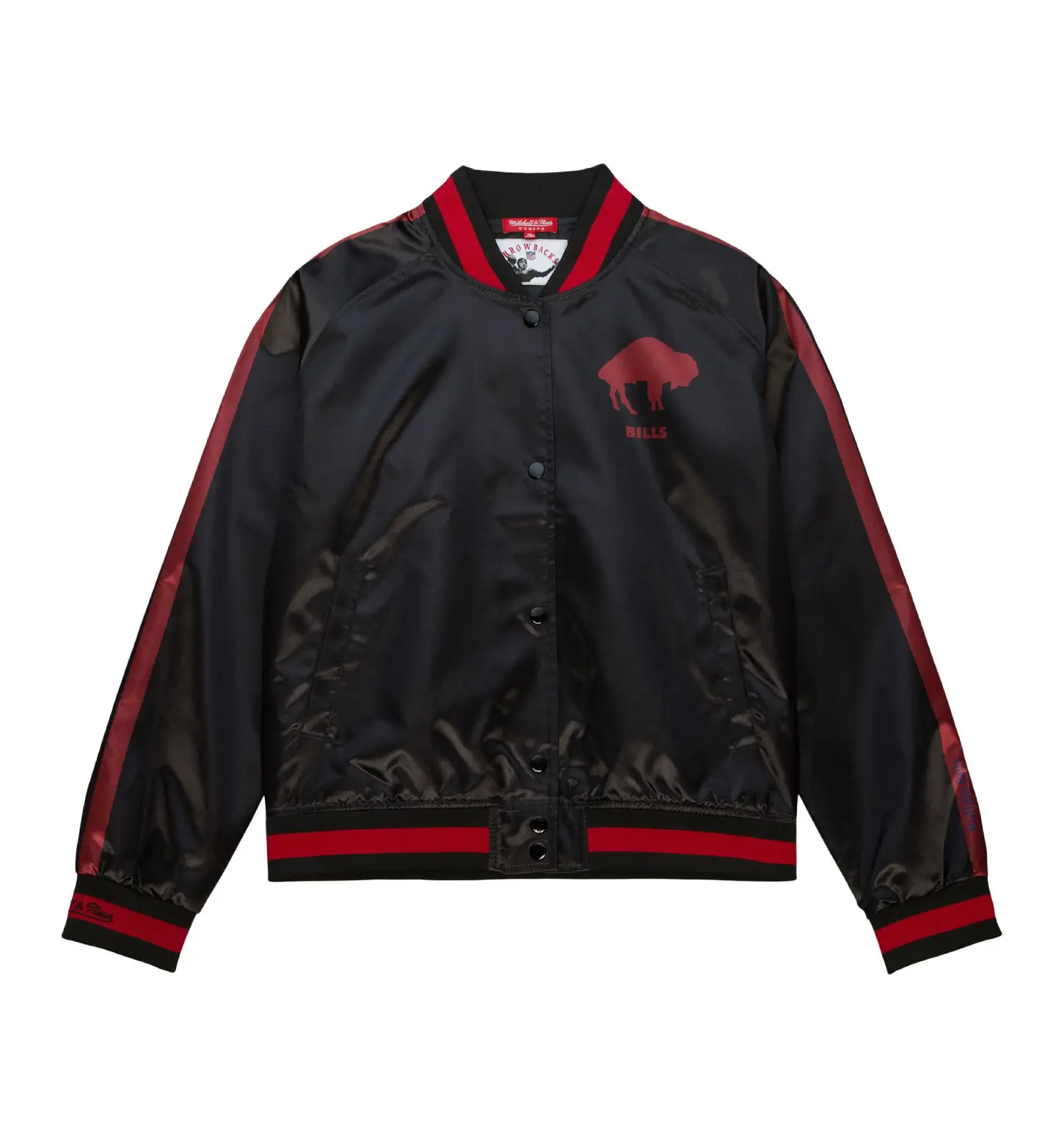 Women's Raglan Satin Jacket Buffalo Bills