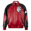 Pelle Pelle Classic Soda Club Plush Red & Black Leather Jacket