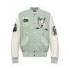 Amiri Hockey Green Varsity Jacket