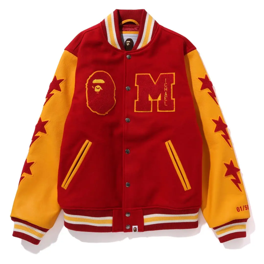Bape X Michael Jackson Varsity Jacket