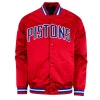 Detroit Pistons Red Lightweight Varsity Jacket