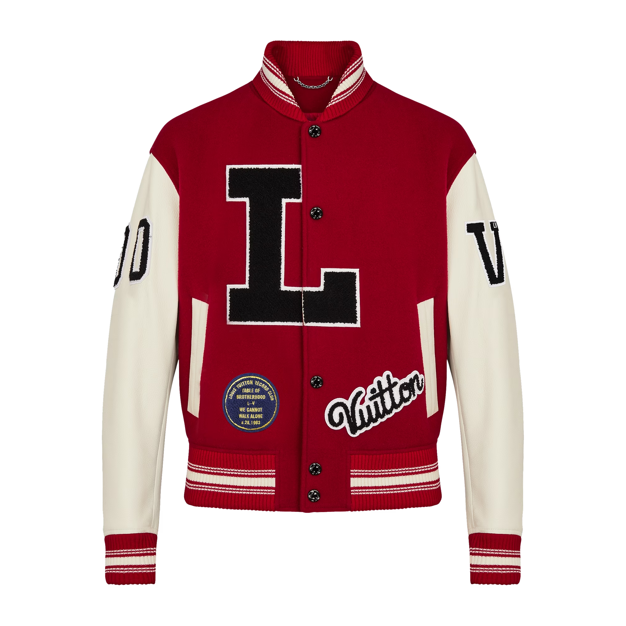 Louis Vuitton Dreaming Red Varsity Jacket