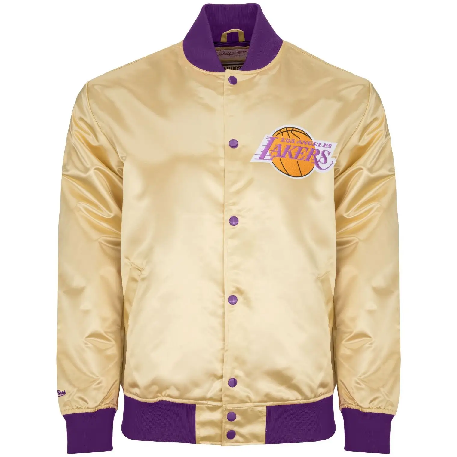 NBA Los Angeles Lakers Lightweight Light Gold Varsity Jacket