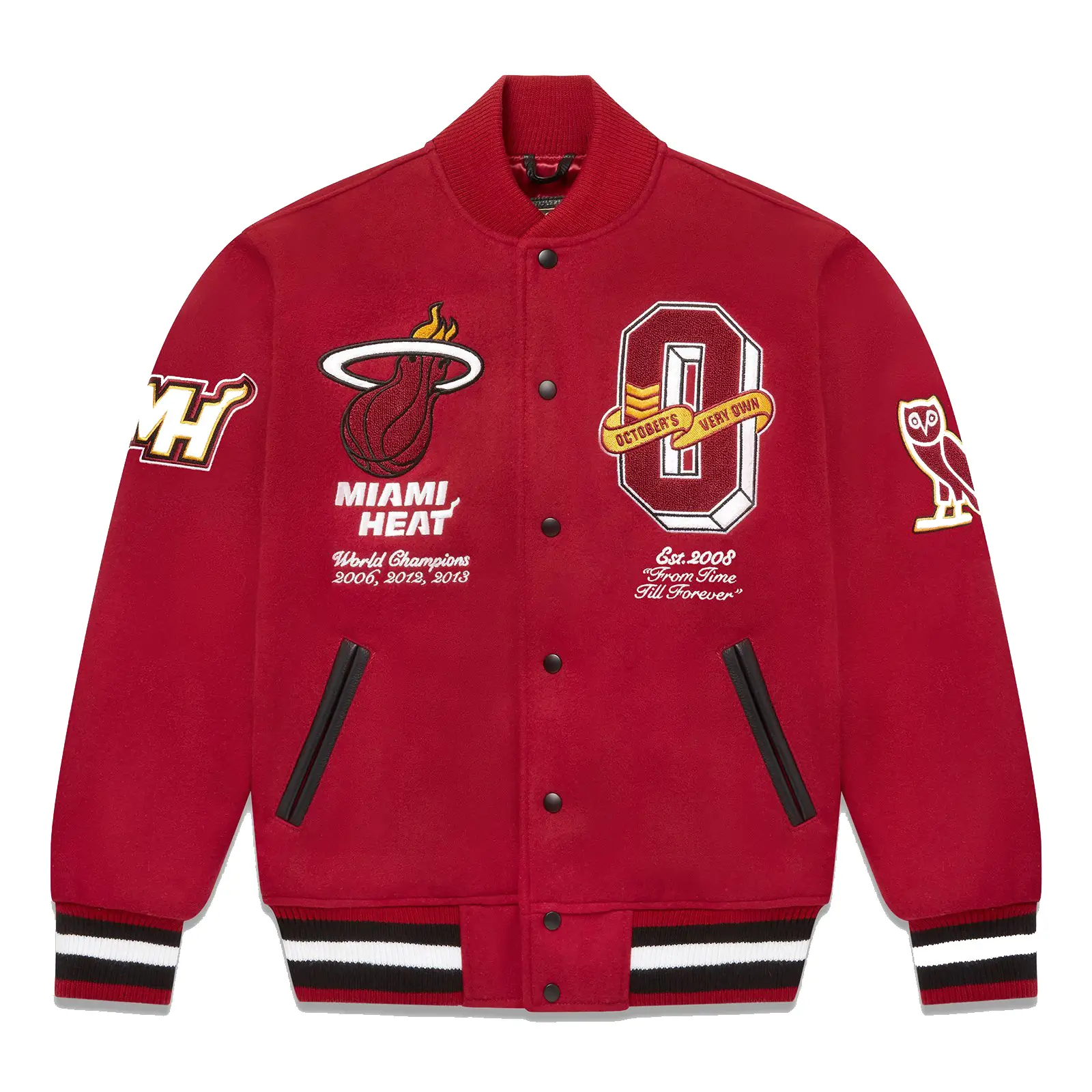 OVO x NBA Miami Heat Varsity Jacket