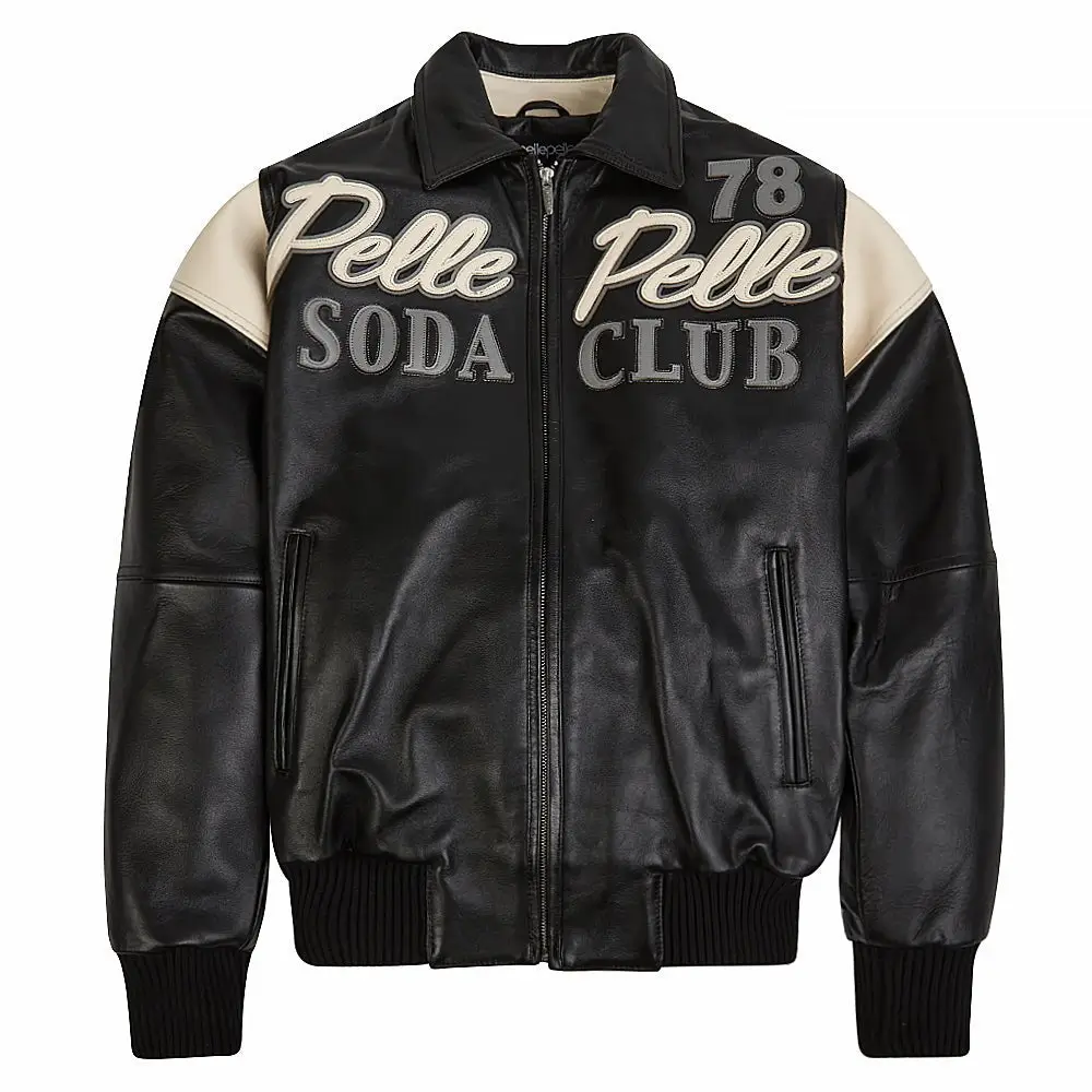 Pelle Pelle 78 Soda Club Black Leather Jacket
