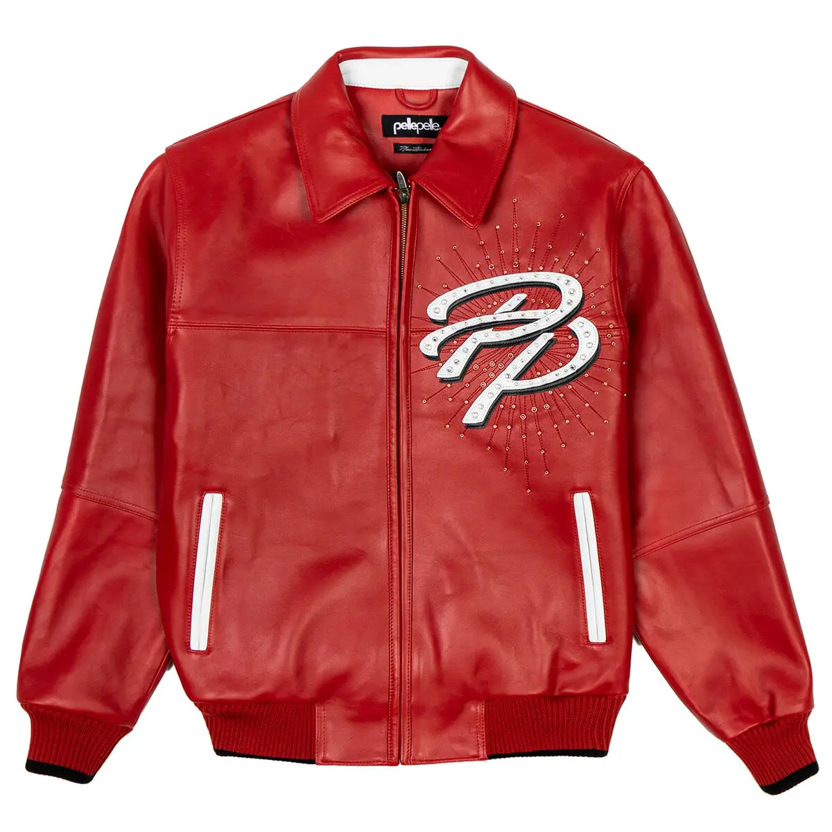 Pelle Pelle Greatest of All Time Jacket Red Leather Jacket
