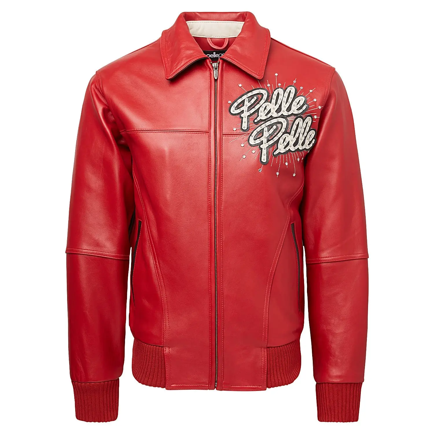Pelle Pelle World Famous Soda Club Red Leather Jacket