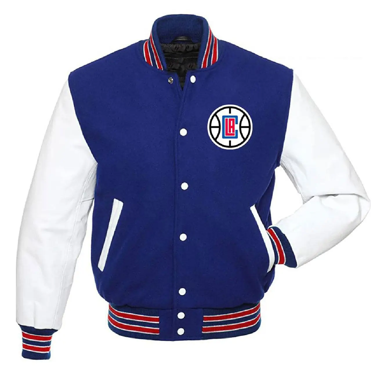 Los Angeles Clippers Varsity Jacket Blue & White