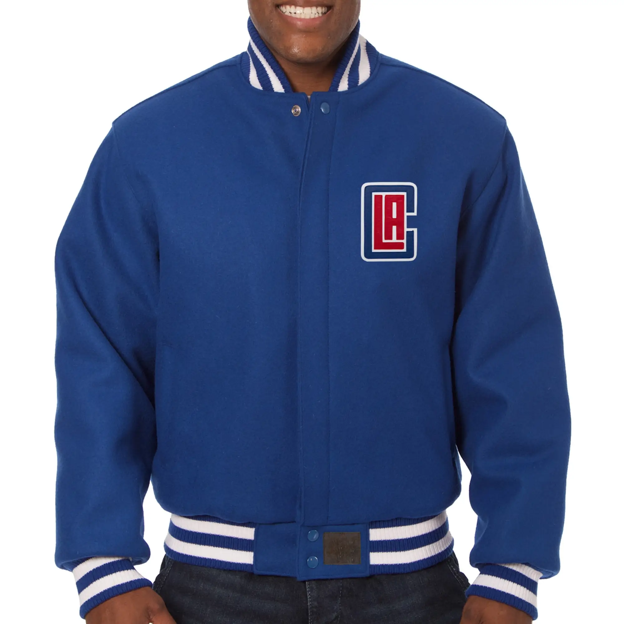 Los Angeles Clippers Wool Varsity Jacket with Logo