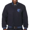 Memphis Grizzlies Wool Varsity Navy Jacket
