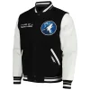 Pro Standard Black Minnesota Timberwolves Varsity Jacket