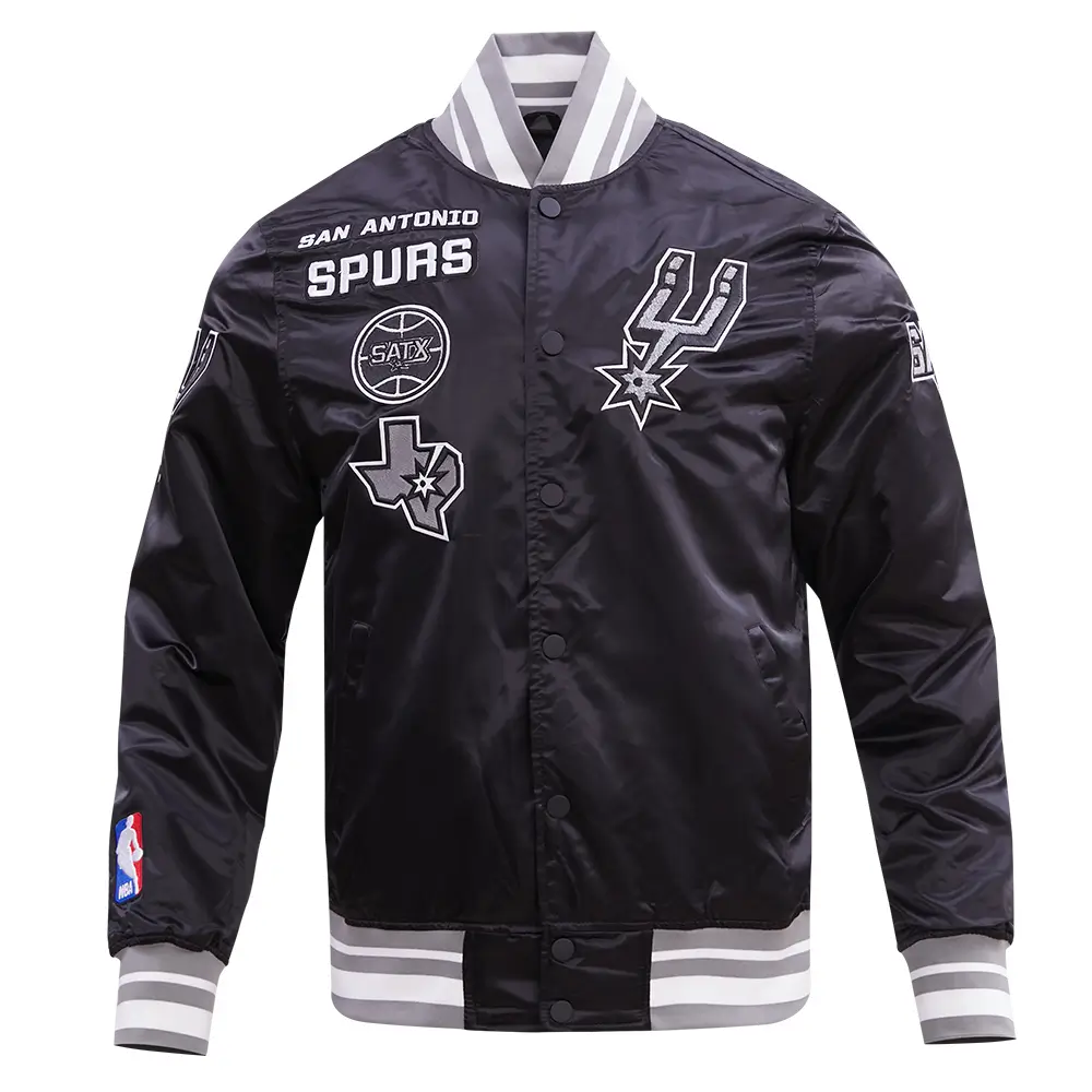 San Antonio Spurs Classical Rib Varsity Jacket (Copy)