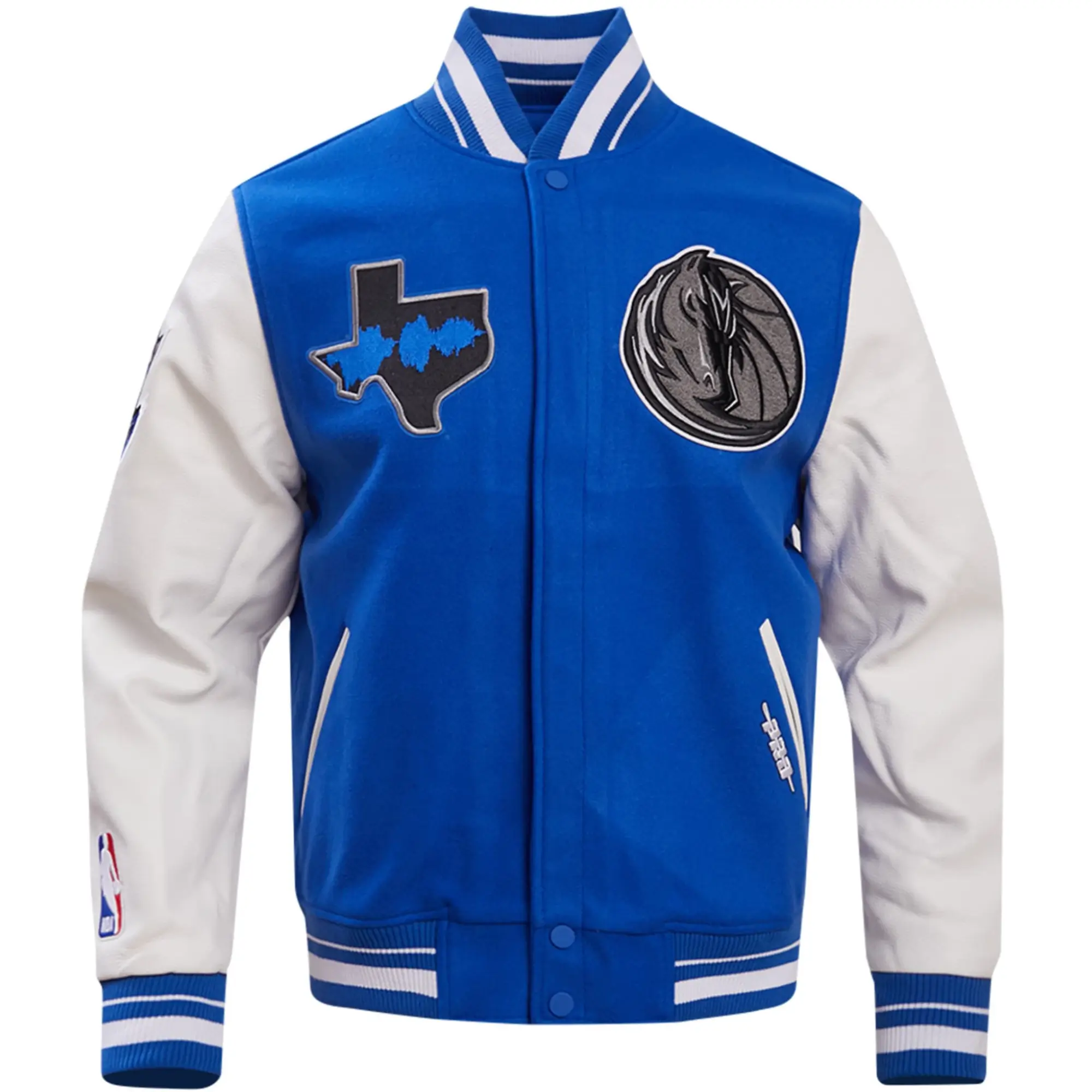Dallas Mavericks Wool & Faux Leather Varsity Jacket
